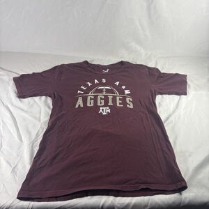 Gen2 Texas A&M Aggies Football Maroon Short Sleeve T-Shirt Size XL